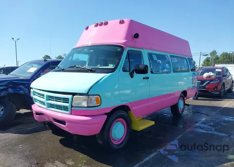 1996 Dodge Ram Van B3500 из США, поврежденный, VIN 2B7KB31Z0TK153403